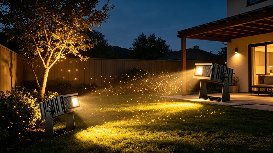 Moving Firefly Lights Review: HW07D Outdoor Projector at 15–45 ft