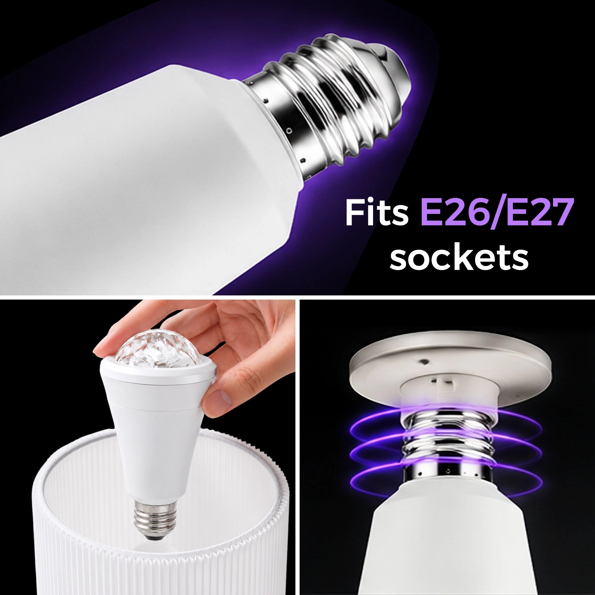 Twelvetooo Smart Projection Bulb - 16M Color RGB Ambient Light Effect