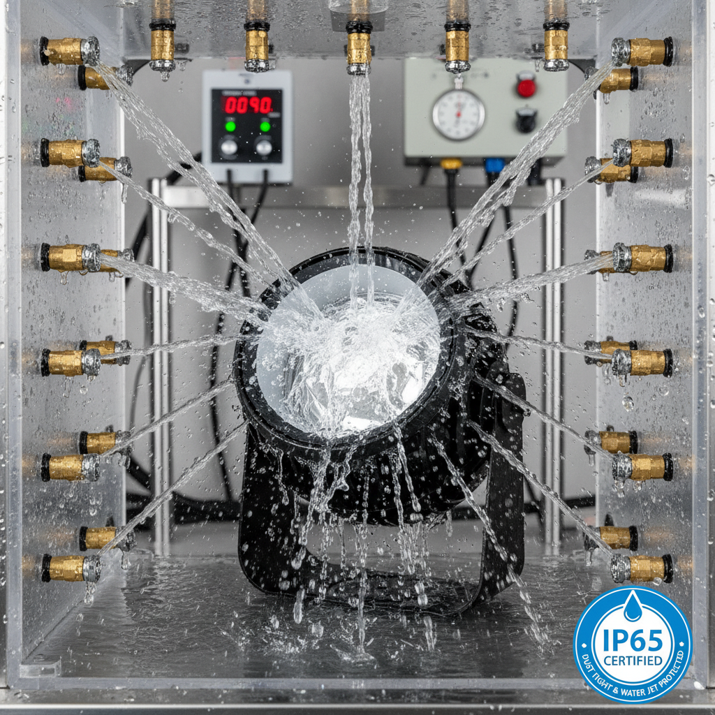 2025 Verification - IP65 Water Test