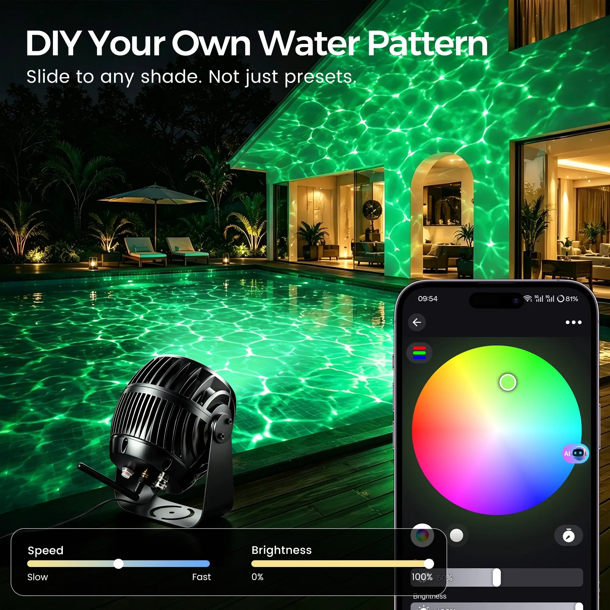 Twelvetooo HW10 Ocean Wave Projector