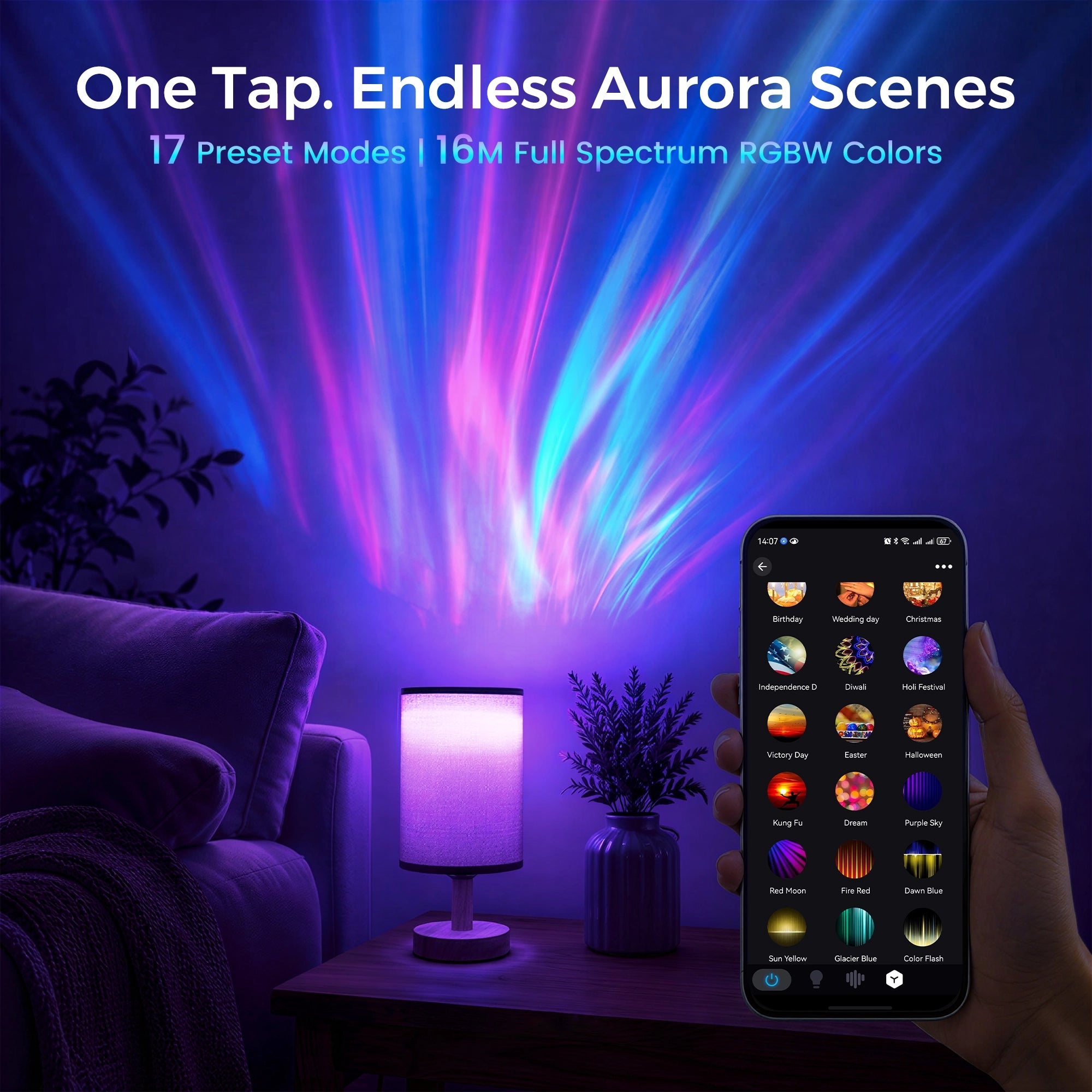 Twelvetooo Smart Projection Bulb - App Control Smart Bulb Detail View