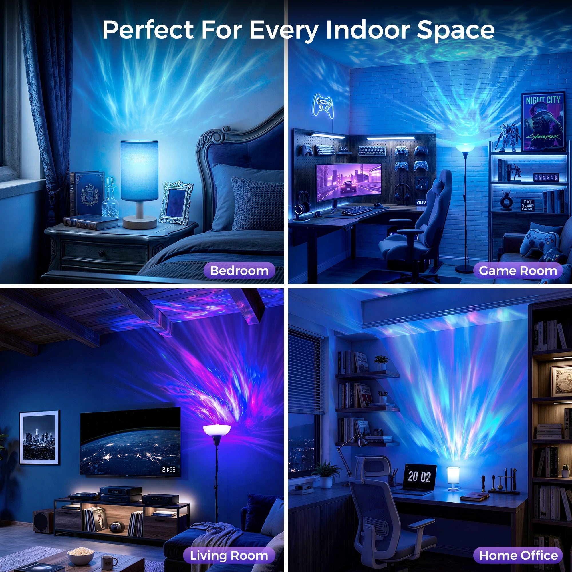 Twelvetooo Smart Projection Bulb - Group Control Up to 50 Bulbs Feature
